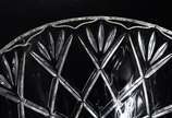 Poncheira de cristal europeu lapidado com 6 can... - Poncheira de cristal europeu lapidado com 6 canecas.