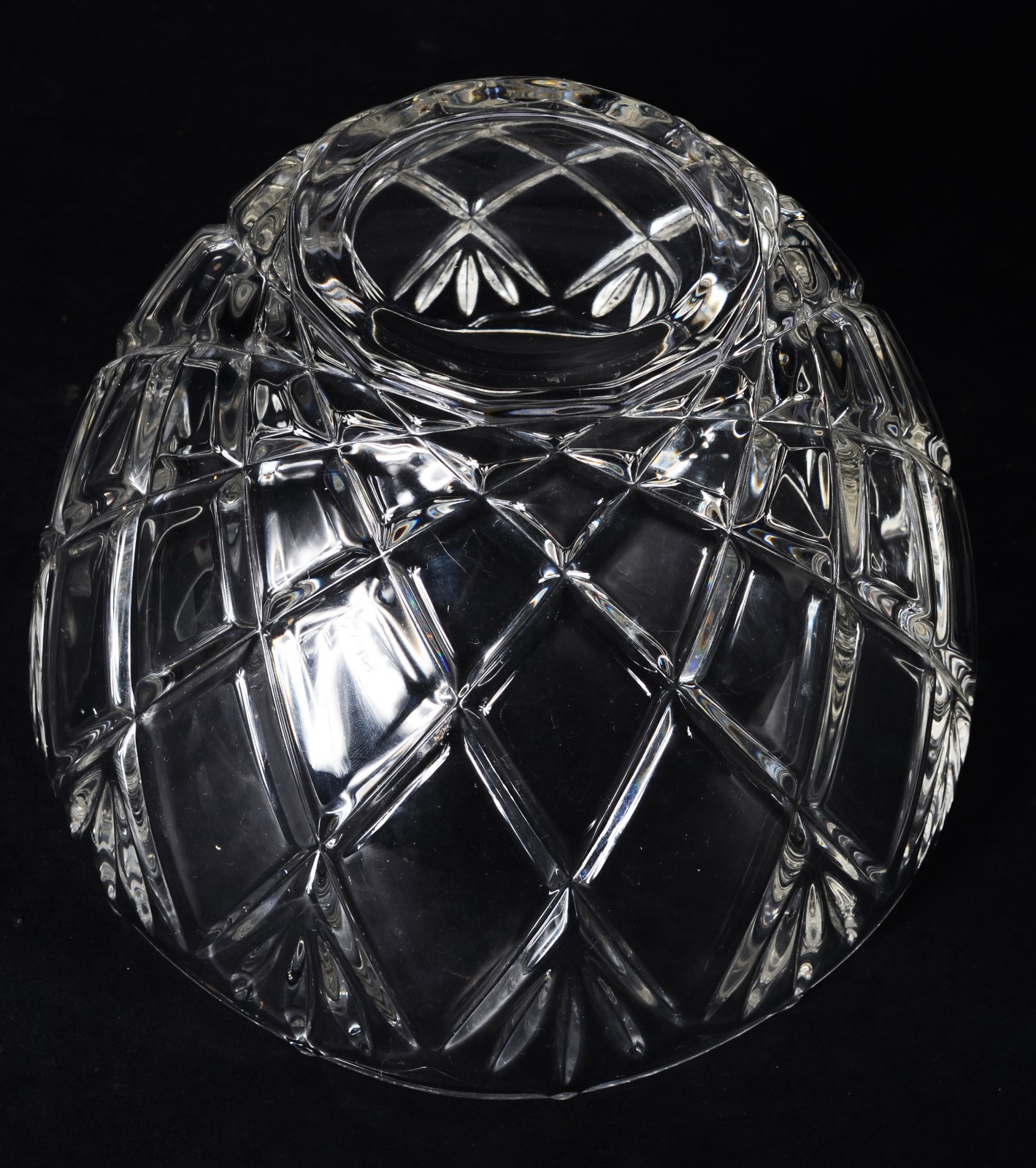 Poncheira de cristal europeu lapidado com 6 canecas. - foto 7 de 11