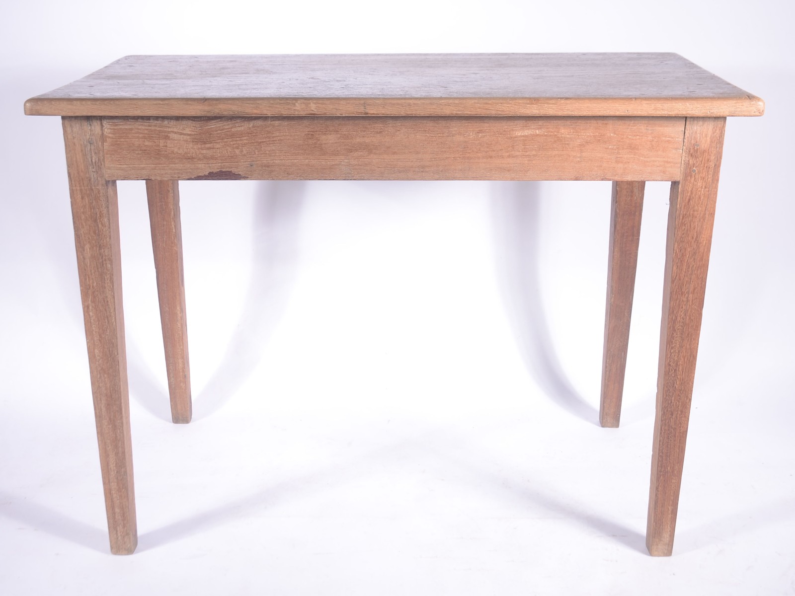 Mesa de madeira nobre com uma gaveta, pernas retas. - foto 4 de 7