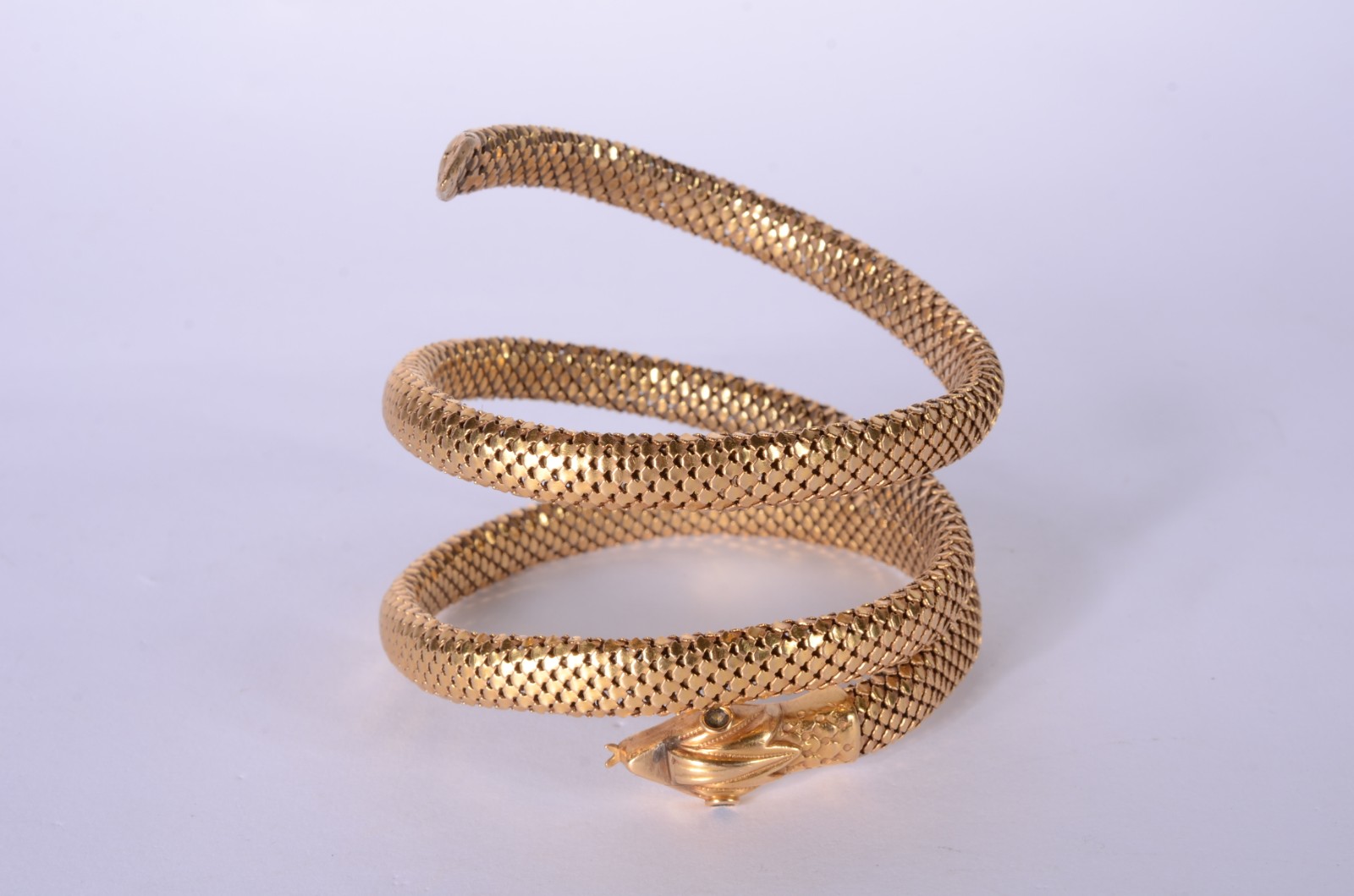 Pulseira de ouro 18 k., feitio cobra, contraste 750 mls. Peso total... - foto 2 de 8