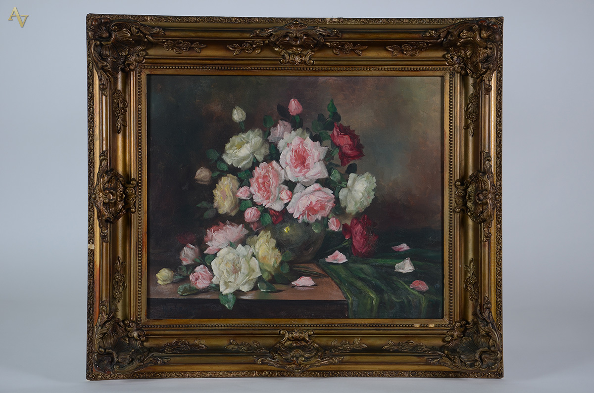 WERNER LEVIN - Flores - ost - 50 x 60 - foto 1 de 3