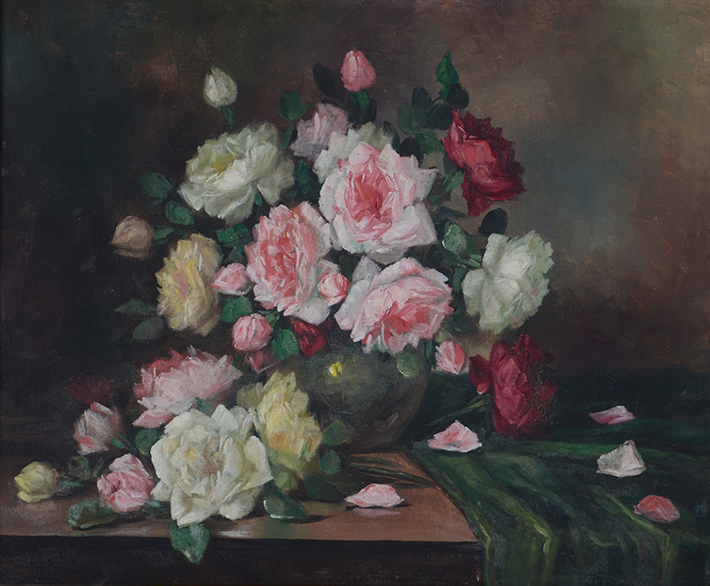 WERNER LEVIN - Flores - ost - 50 x 60 - foto 2 de 3