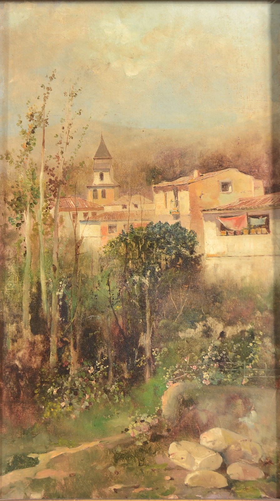 Escola europeia, Paisagem com casas - foto 1 de 5