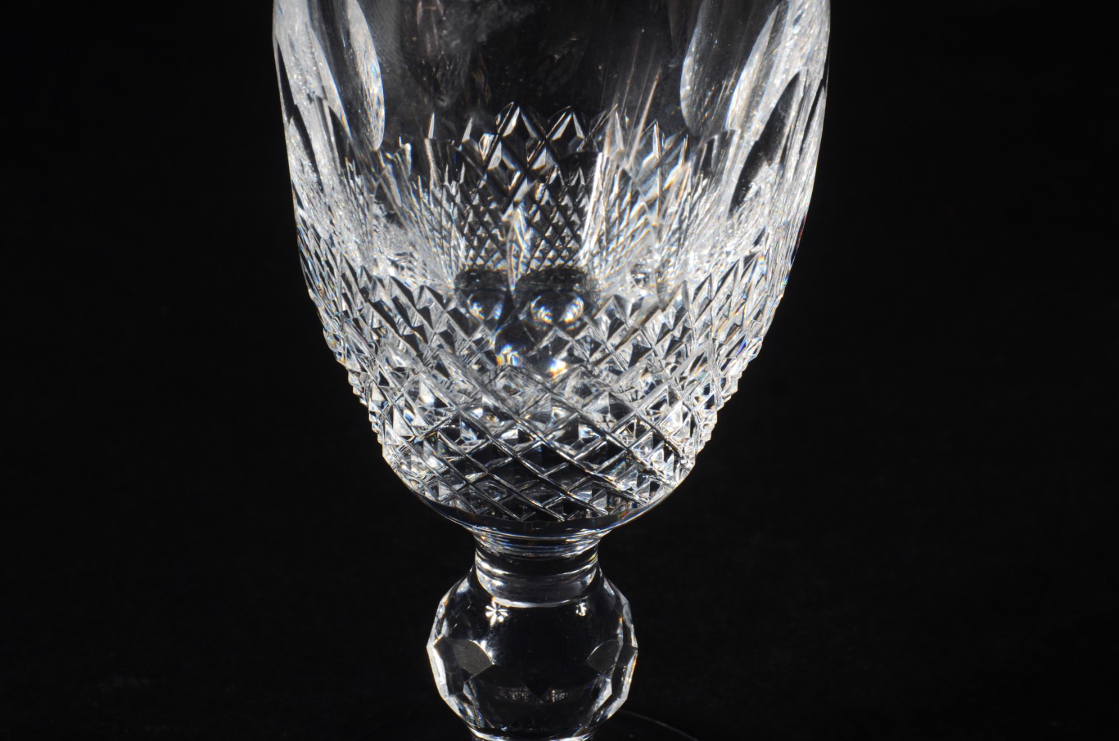 Serviço de cristal ingles lapidado Waterford, composto de: 9 copos... - foto 2 de 9