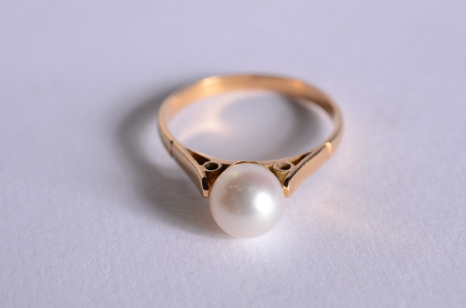Conjunto de ouro 18 k., com perolas composto de: par de brincos e... - foto 2 de 8