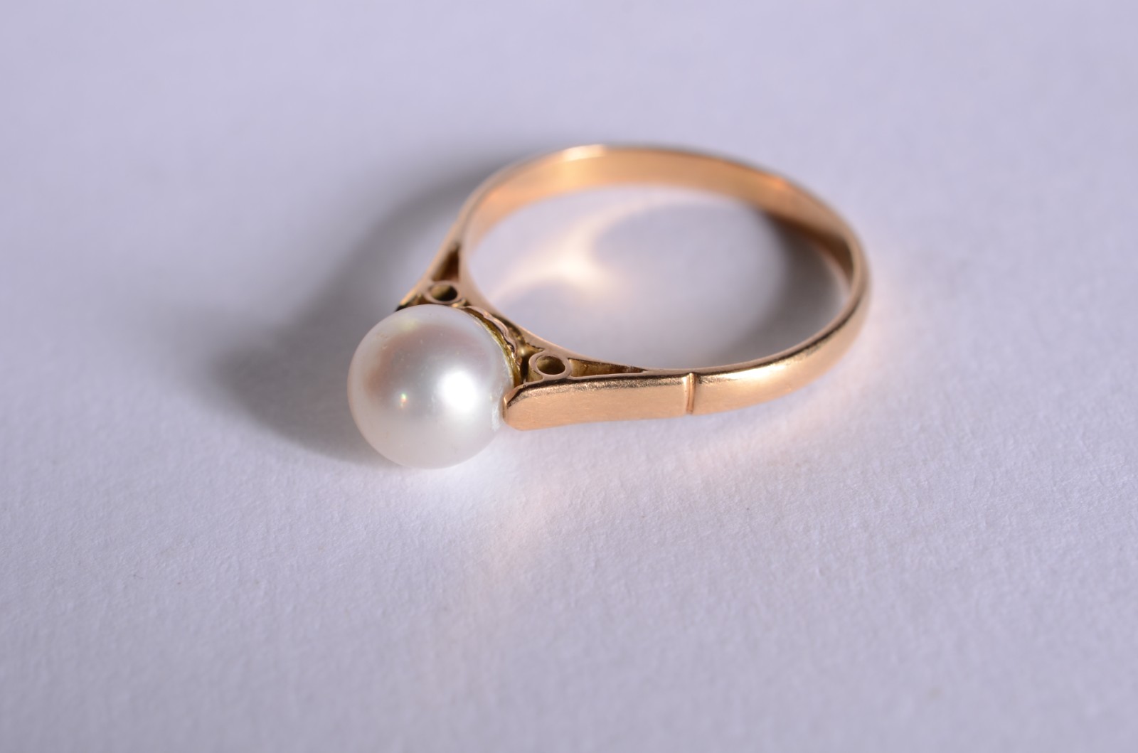 Conjunto de ouro 18 k., com perolas composto de: par de brincos e... - foto 4 de 8