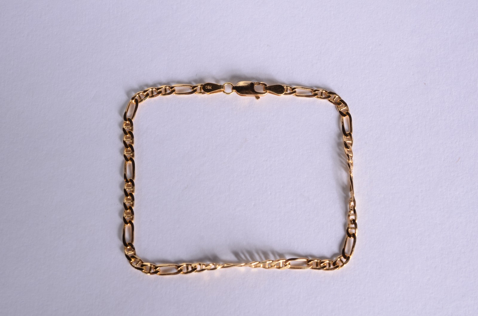 Pulseira elós portugueses de ouro 18 k., contraste 750 mls. (Por... - foto 2 de 4