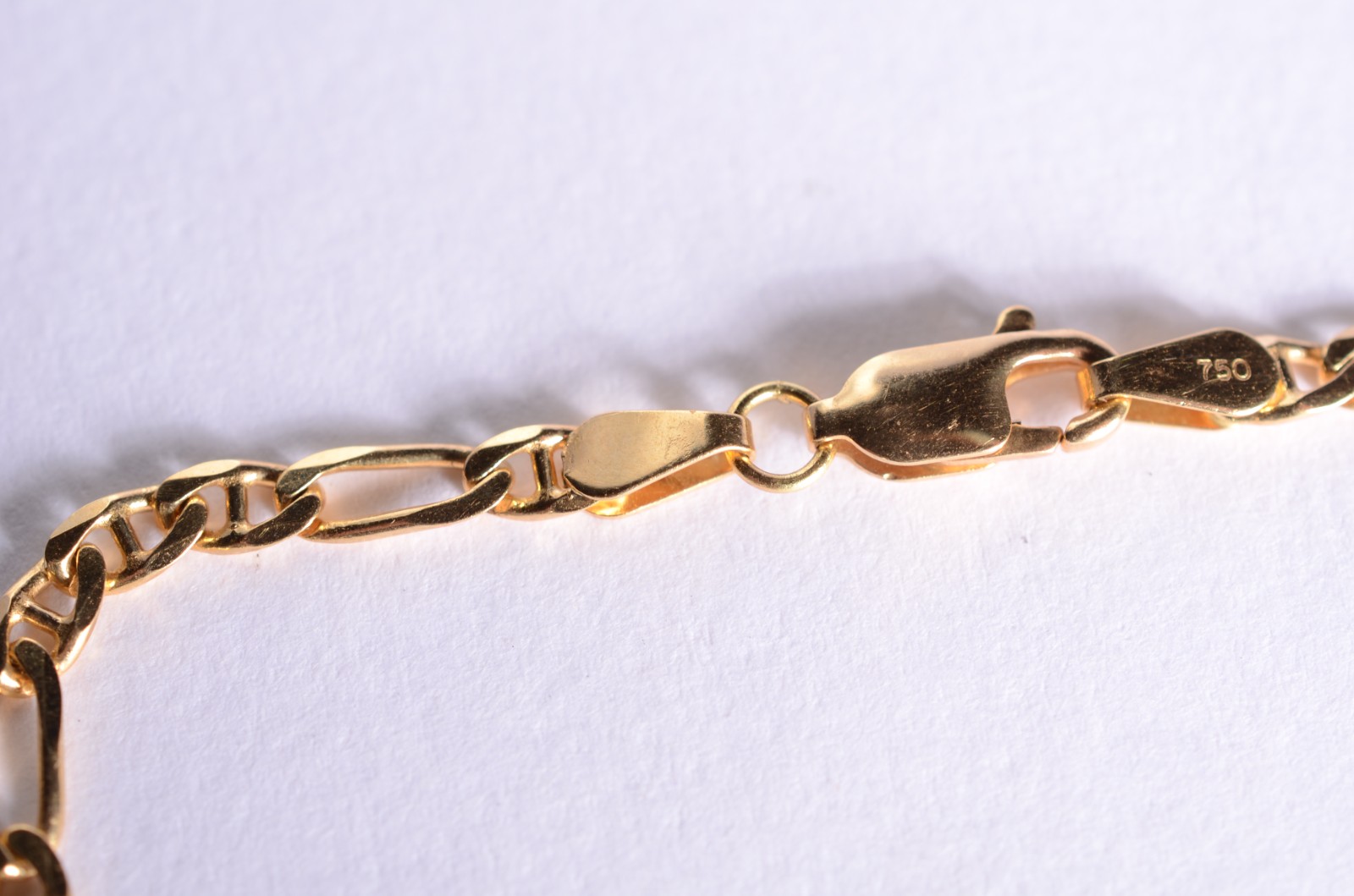 Pulseira elós portugueses de ouro 18 k., contraste 750 mls. (Por... - foto 3 de 4