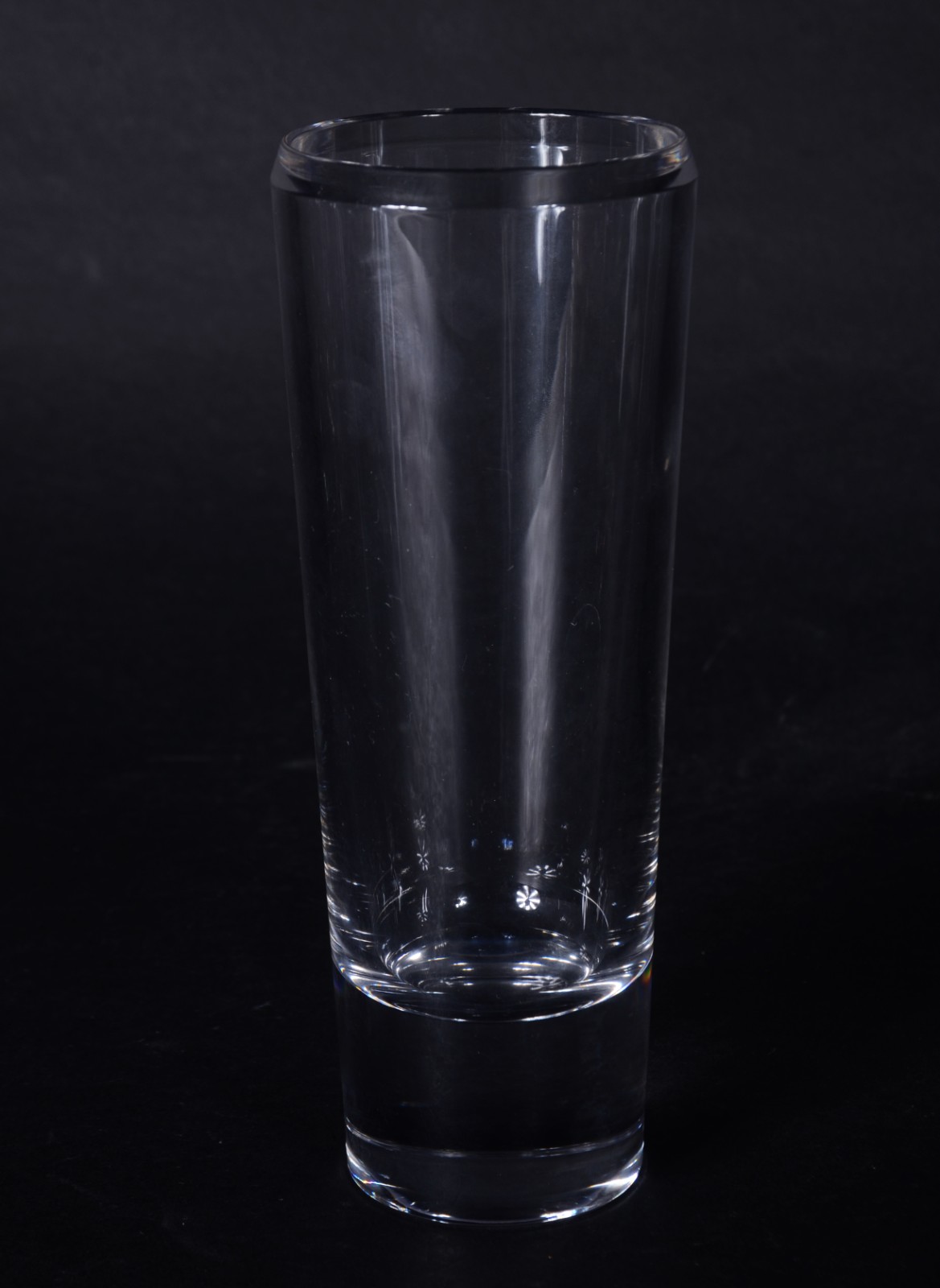 Conjunto com 12 copos longos de cristal. - foto 2 de 5