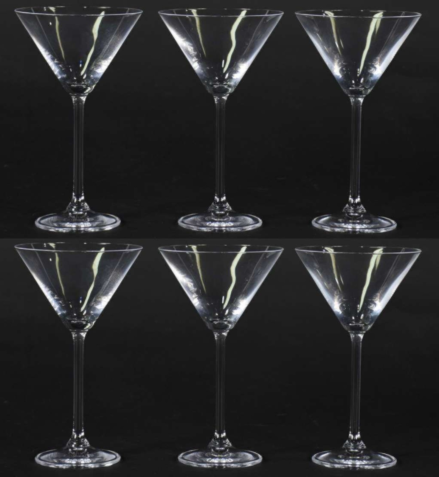 Seis taças de cristal para Dry Martíni, 150 ml. - foto 1 de 2