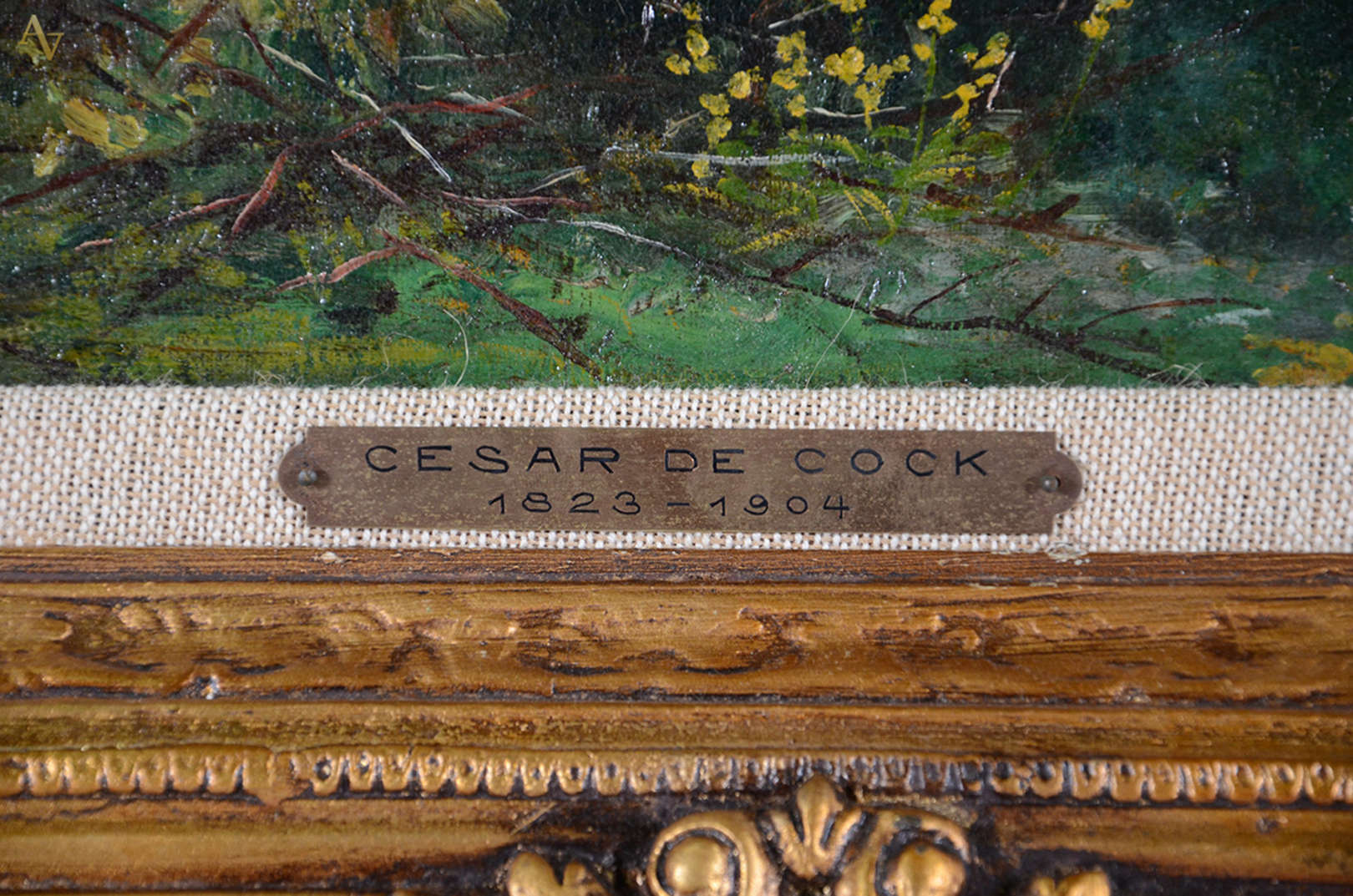 César de Cock (1823-1904), Paisagem - foto 4 de 4