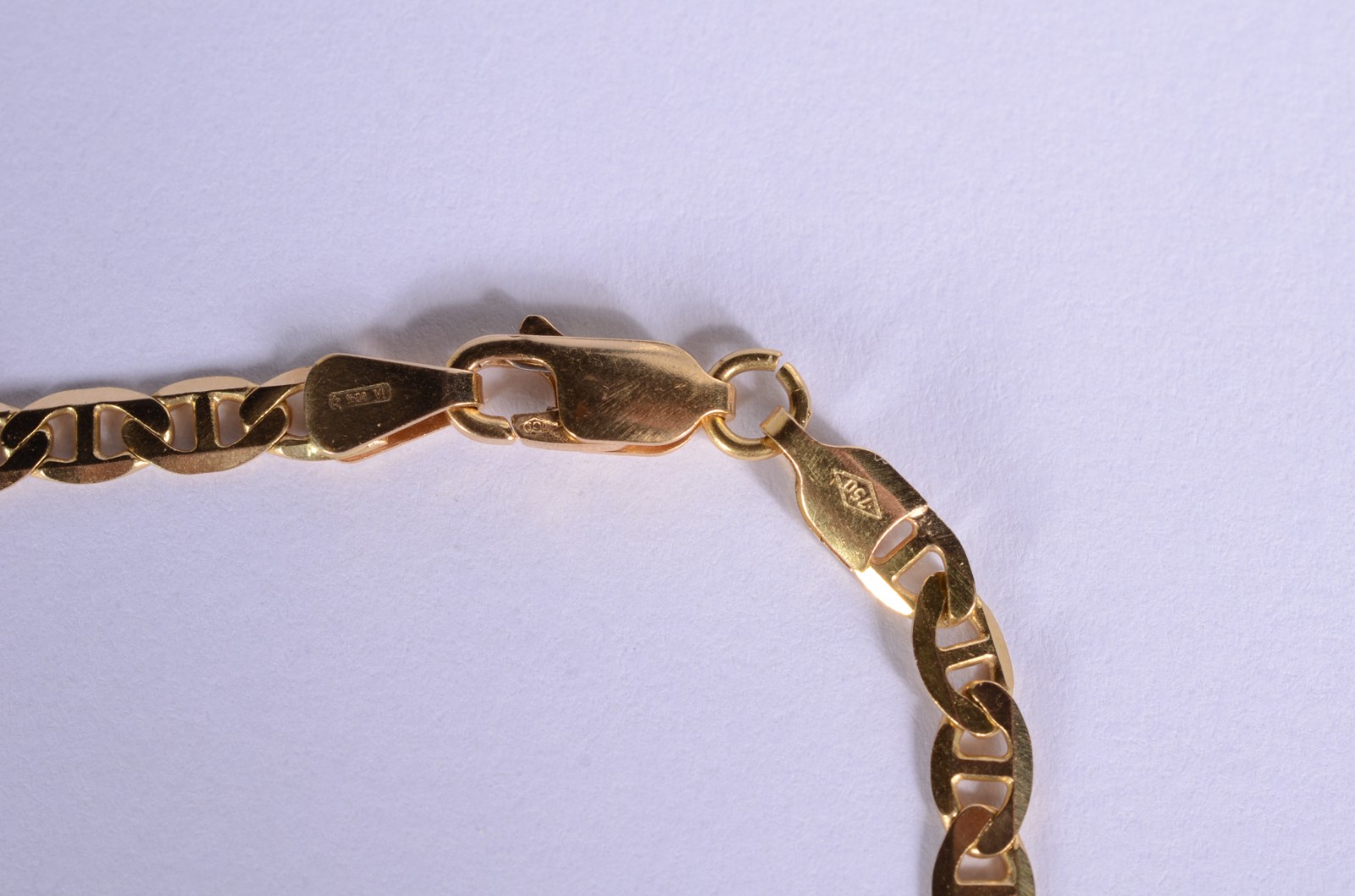 Pulseira de ouro 18 k., contraste 750 mls modelo italiano. (Por... - foto 4 de 5