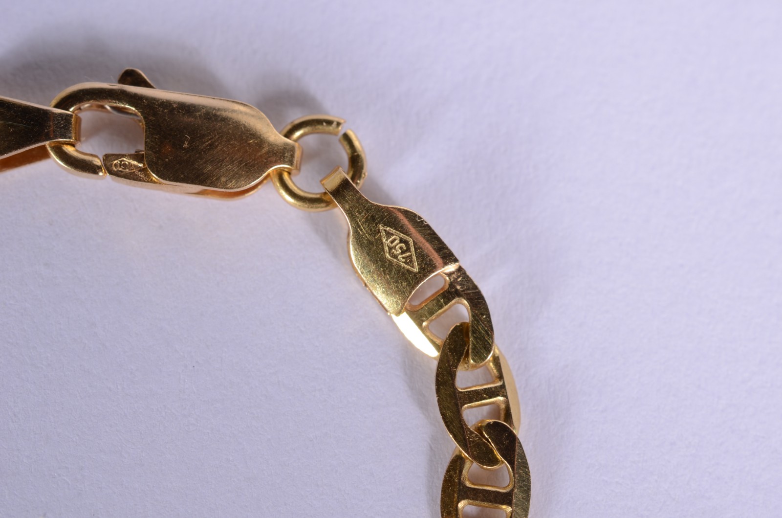 Pulseira de ouro 18 k., contraste 750 mls modelo italiano. (Por... - foto 5 de 5