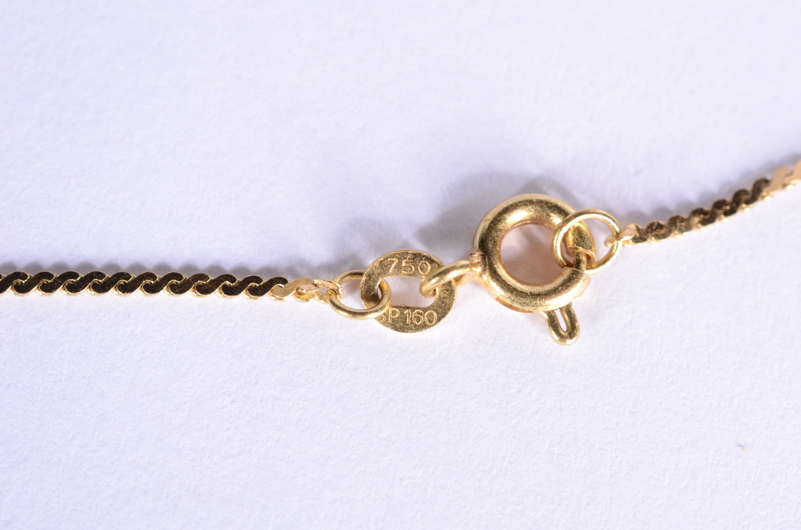 Pulseira de ouro 18 k., contraste 750 mls. (Por motivos de segurança... - foto 3 de 3