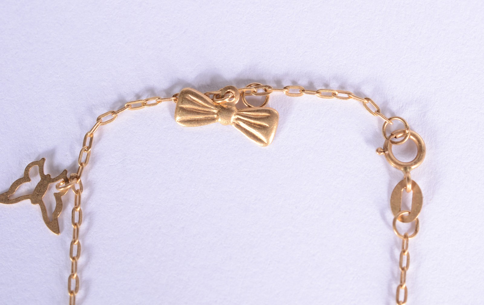 Pulseira de criança de ouro 18 k. (Por motivos de segurança a peça... - foto 3 de 6