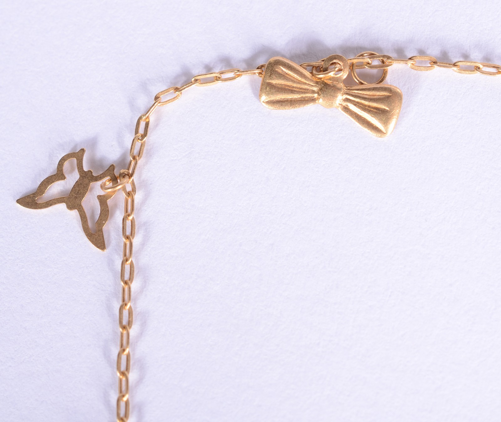 Pulseira de criança de ouro 18 k. (Por motivos de segurança a peça... - foto 4 de 6