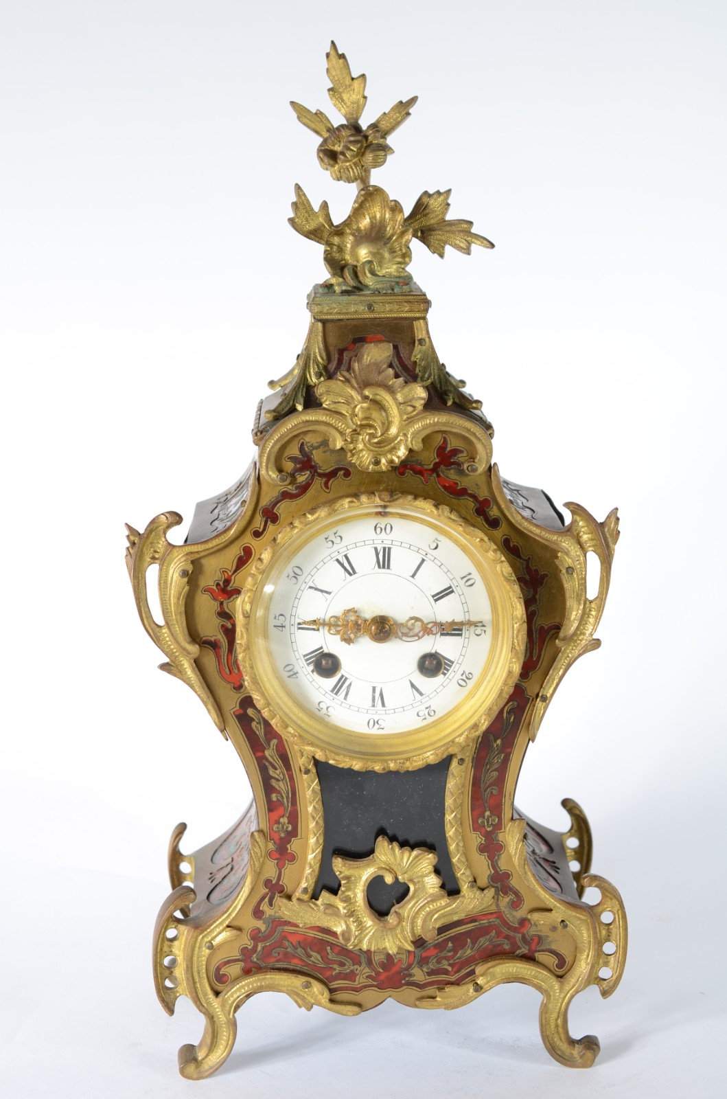 Relógio de mesa francês com caixa ao gosto "boulle", aplicações de... - foto 1 de 9