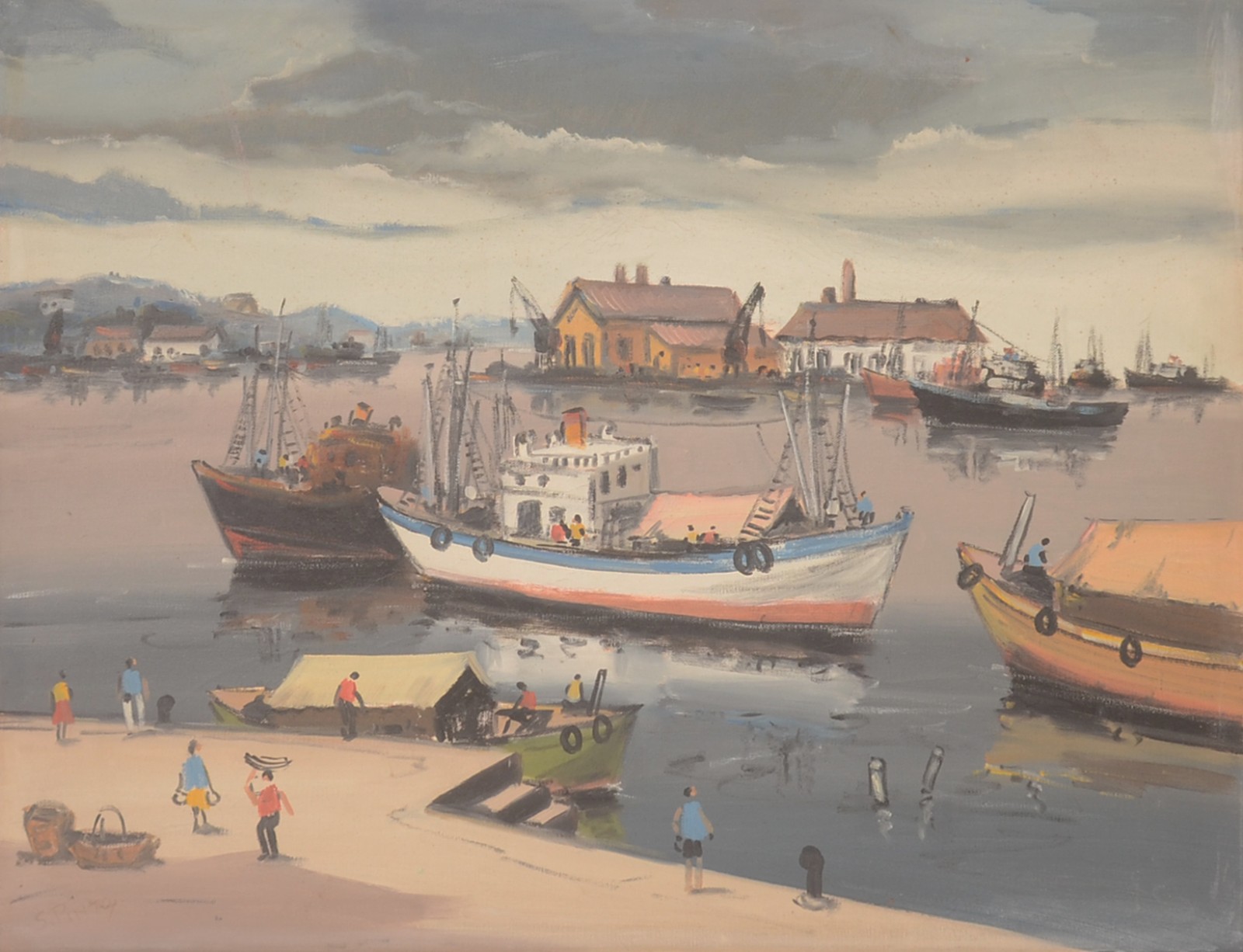 Sylvio Pinto (1918-1997), Beira de Cais - foto 1 de 5