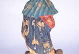 Nossa Senhora da Conceição - Escultura em madeira entalhada com policromia e douração. A figura está representada de pé em vulto perfeito de expressão graciosa com as mãos postas 