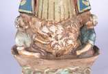 Nossa Senhora - Antiga imagem de gesso policrom... - Nossa Senhora - Antiga imagem de gesso policromado.