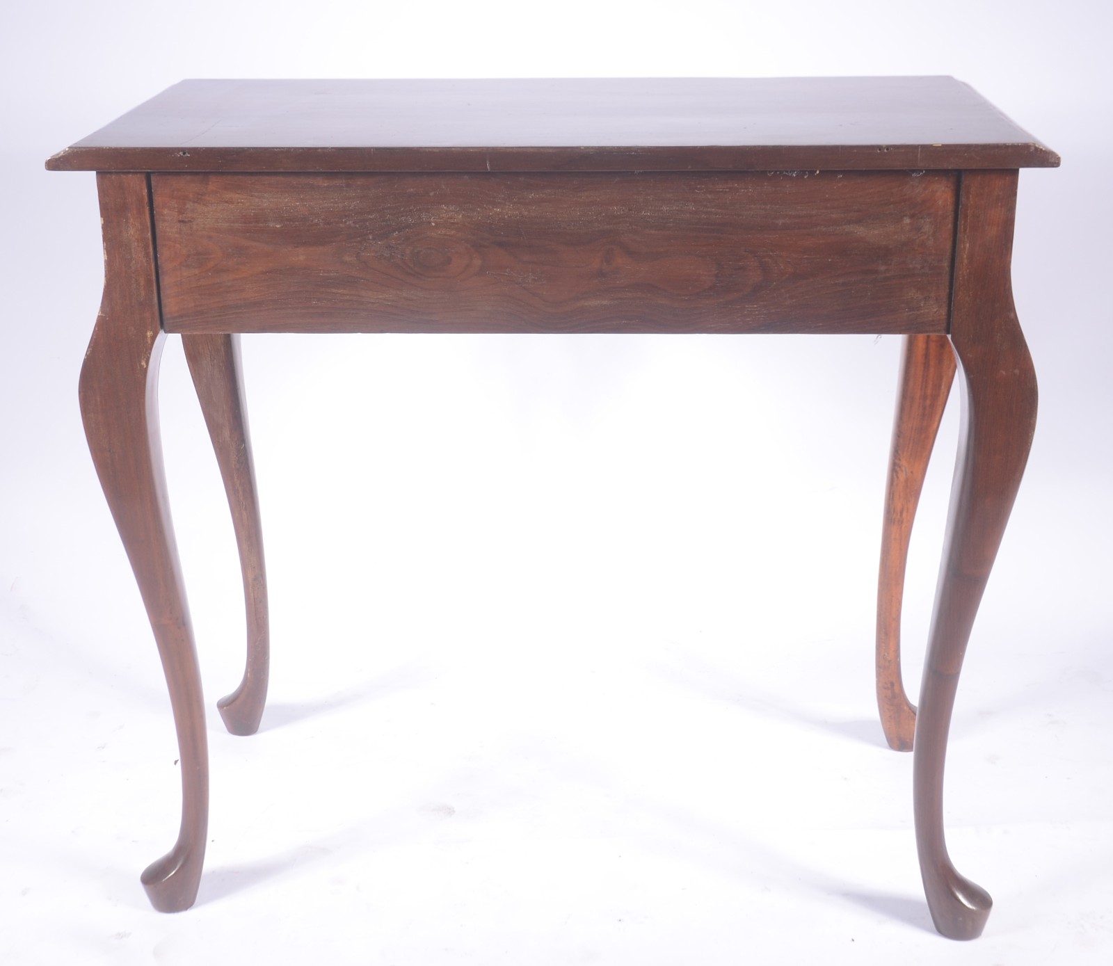 Mesa de madeira nobre com uma gaveta, estilo Chipendale, pernas... - foto 6 de 8