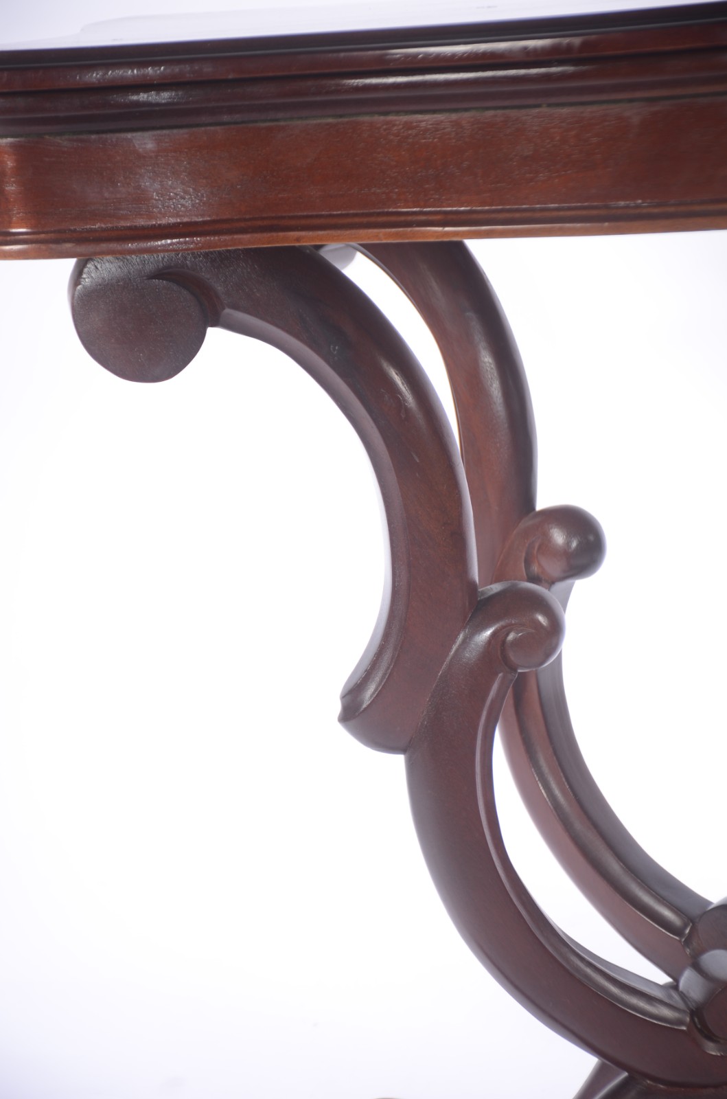 Elegante aparador/mesa de jogo de madeira nobre, tampo dobrável... - foto 10 de 11