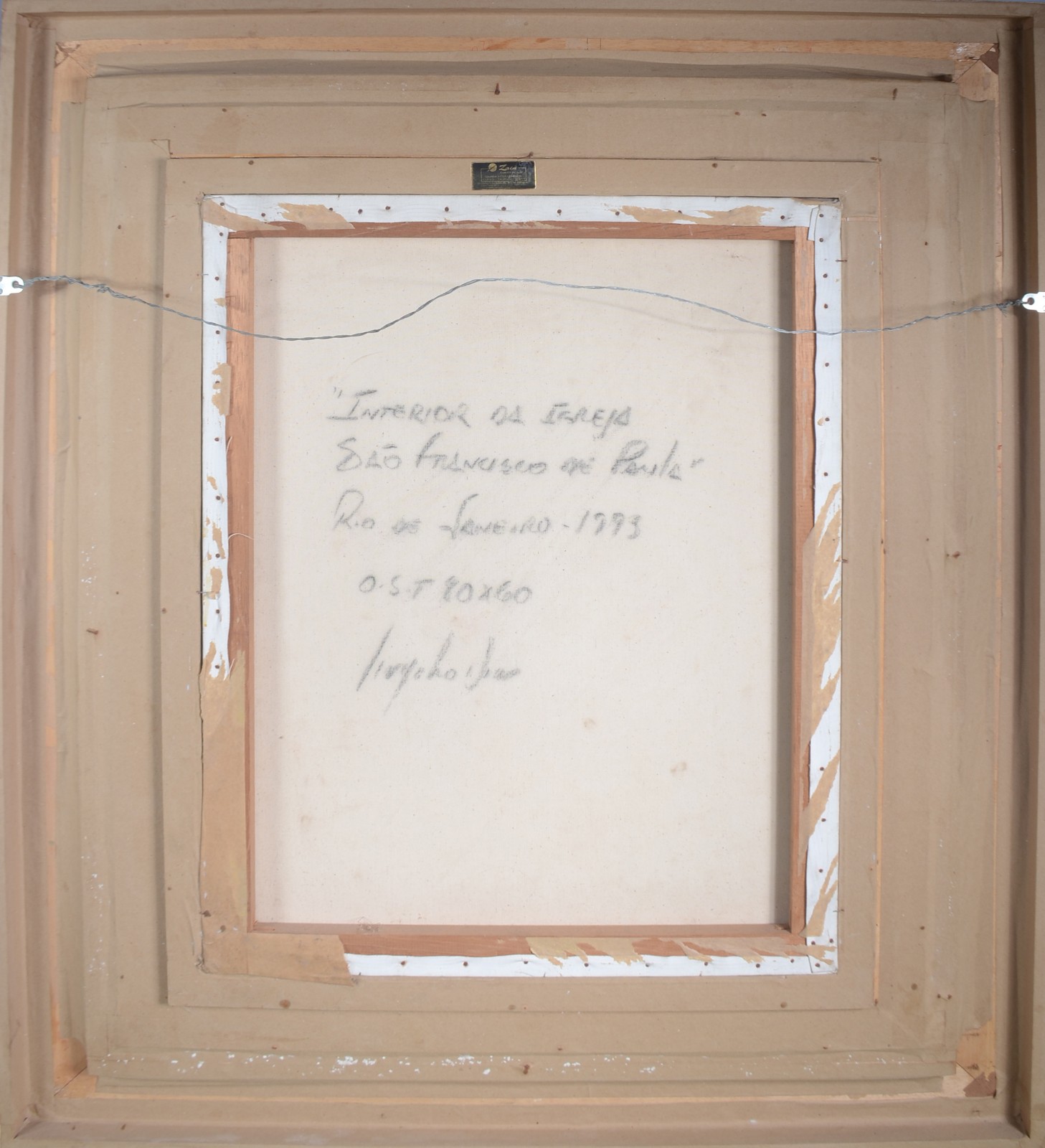 Virgílio Dias (1956), Interior de Igreja de São Francisco de Paula - foto 4 de 5