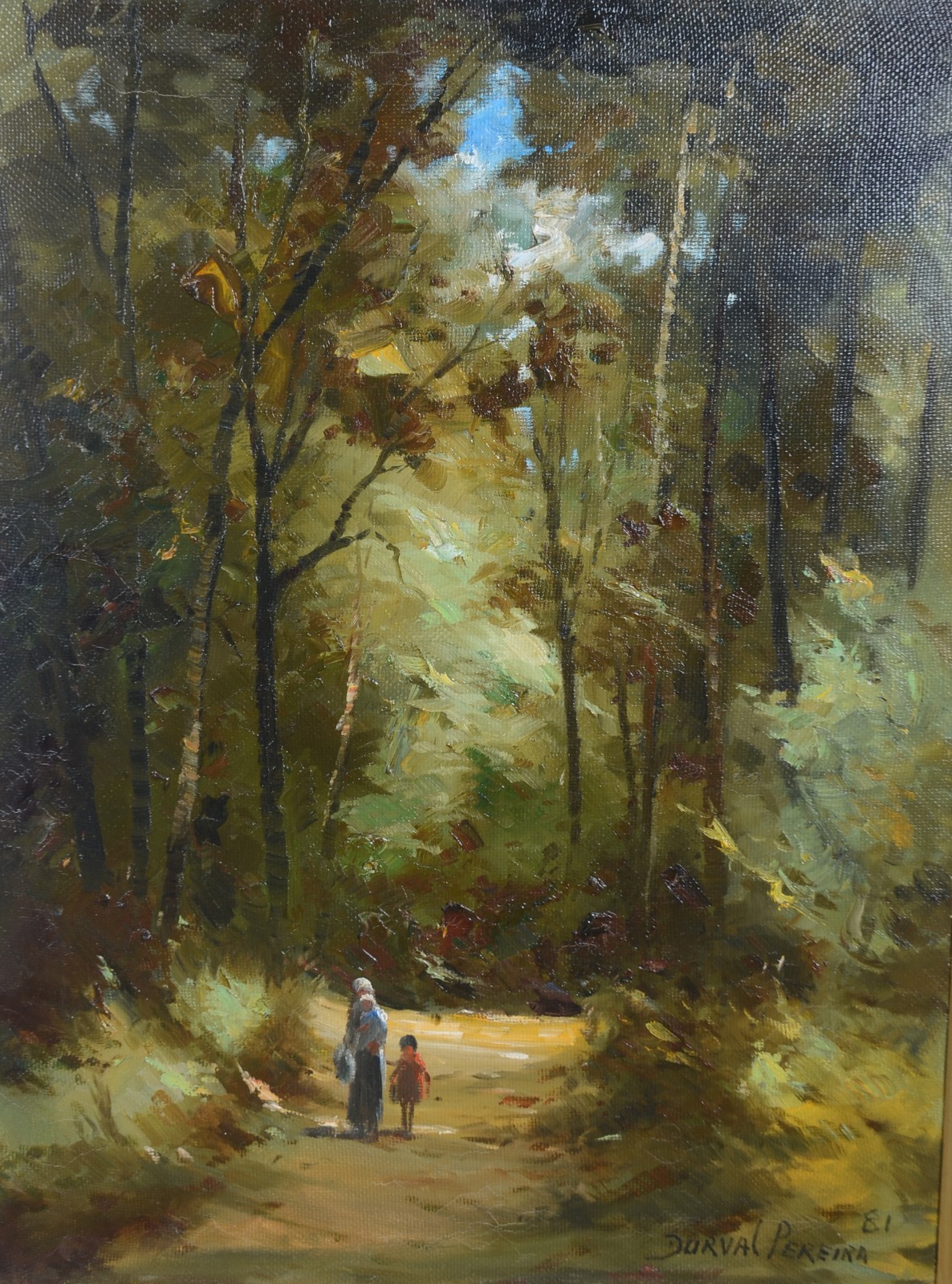 Durval Pereira (1917-1984), Paisagem com Figura - foto 1 de 4