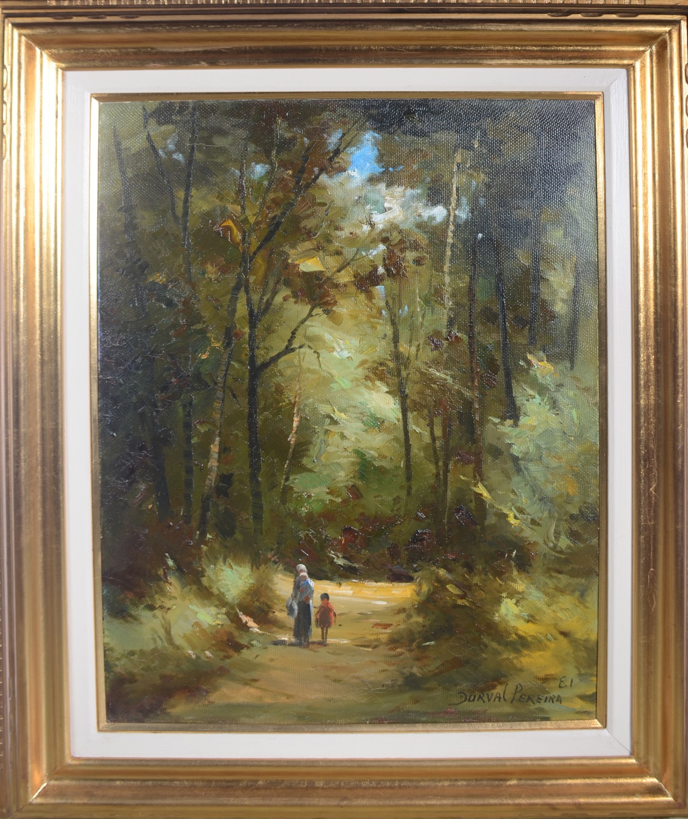 Durval Pereira (1917-1984), Paisagem com Figura - foto 2 de 4