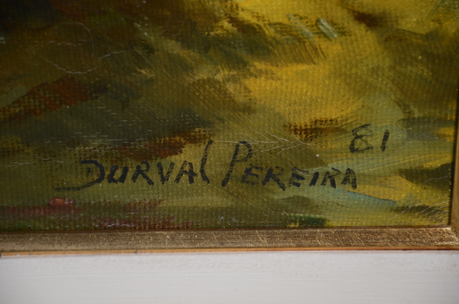 Durval Pereira (1917-1984), Paisagem com Figura - foto 3 de 4