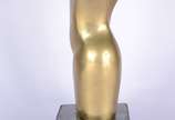 Alfredo Ceschiatti (1918-1989), Torso feminino - Escultura de bronze, base de mármore. Assinado.