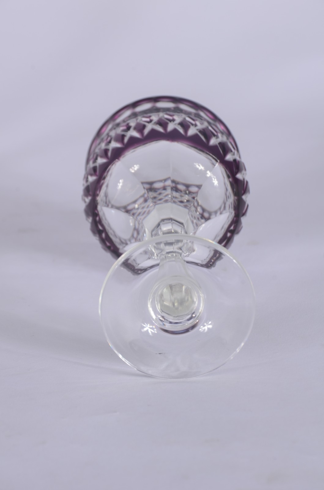 Conjunto com 7 taças para licor de cristal doublé em diversas cores e... - foto 5 de 5