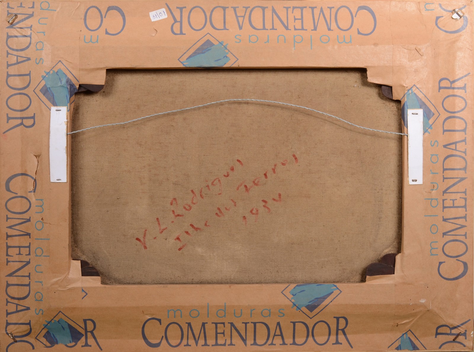 Virgílio Lopes Rodrigues (1863-1944), Marinha com montanhas ao fundo - foto 5 de 6