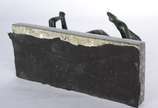 Alfredo Ceschiatti (1918-1989), As Banhistas - Escultura de bronze com base de mármore. Assinada. (Esta escultura em tamanho natural ornamenta o lago em frente ao "Palácio da Alvorada" em Brasília)