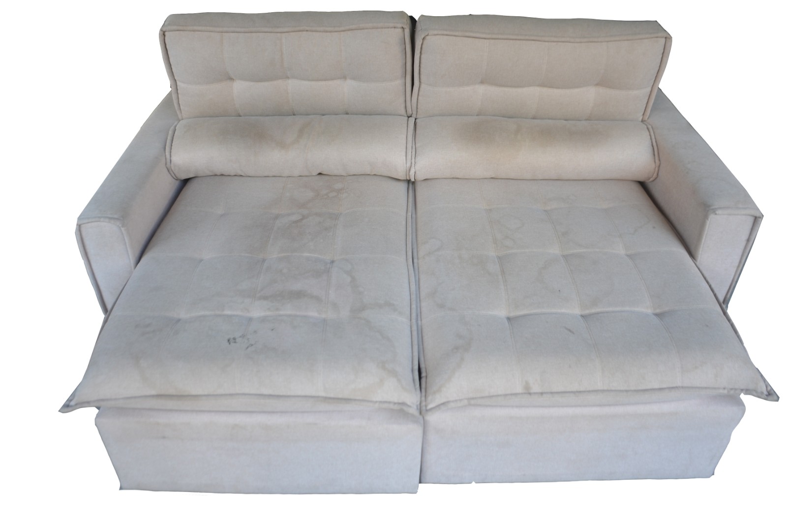 Sofá estofado para 2 lugares, assentos articulados para sofá cama... - foto 4 de 7