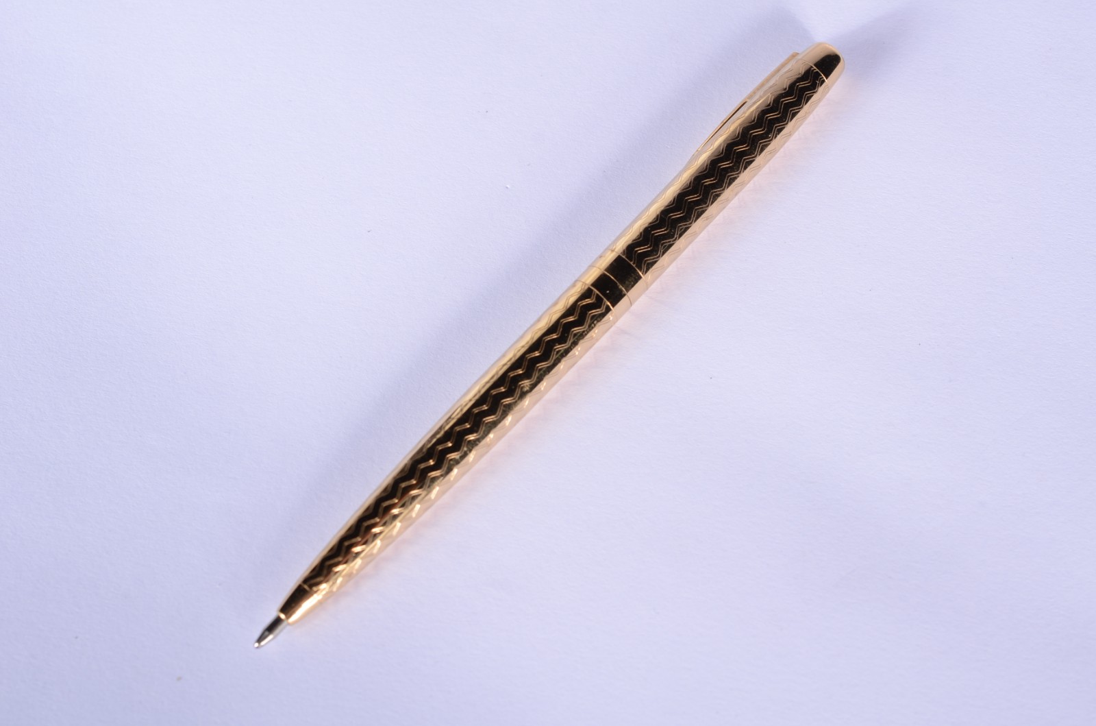 Caneta Sheaffer esferográfica com capa fina em ouro 18 k. - foto 3 de 6