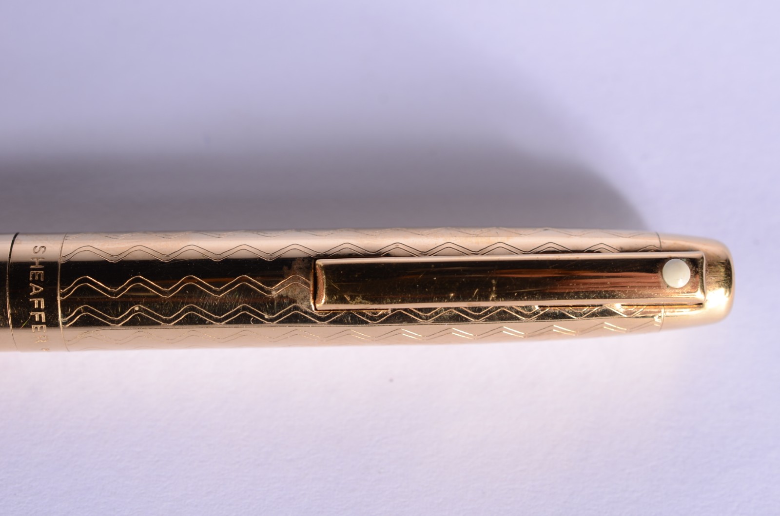 Caneta Sheaffer esferográfica com capa fina em ouro 18 k. - foto 5 de 6