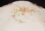 WARWICK,  - Aparelho de jantar, chá e café de faiança americana Warwick, decoração floral em policromia com realces dourados, composto de: 20 pratos rasos, 8 prat