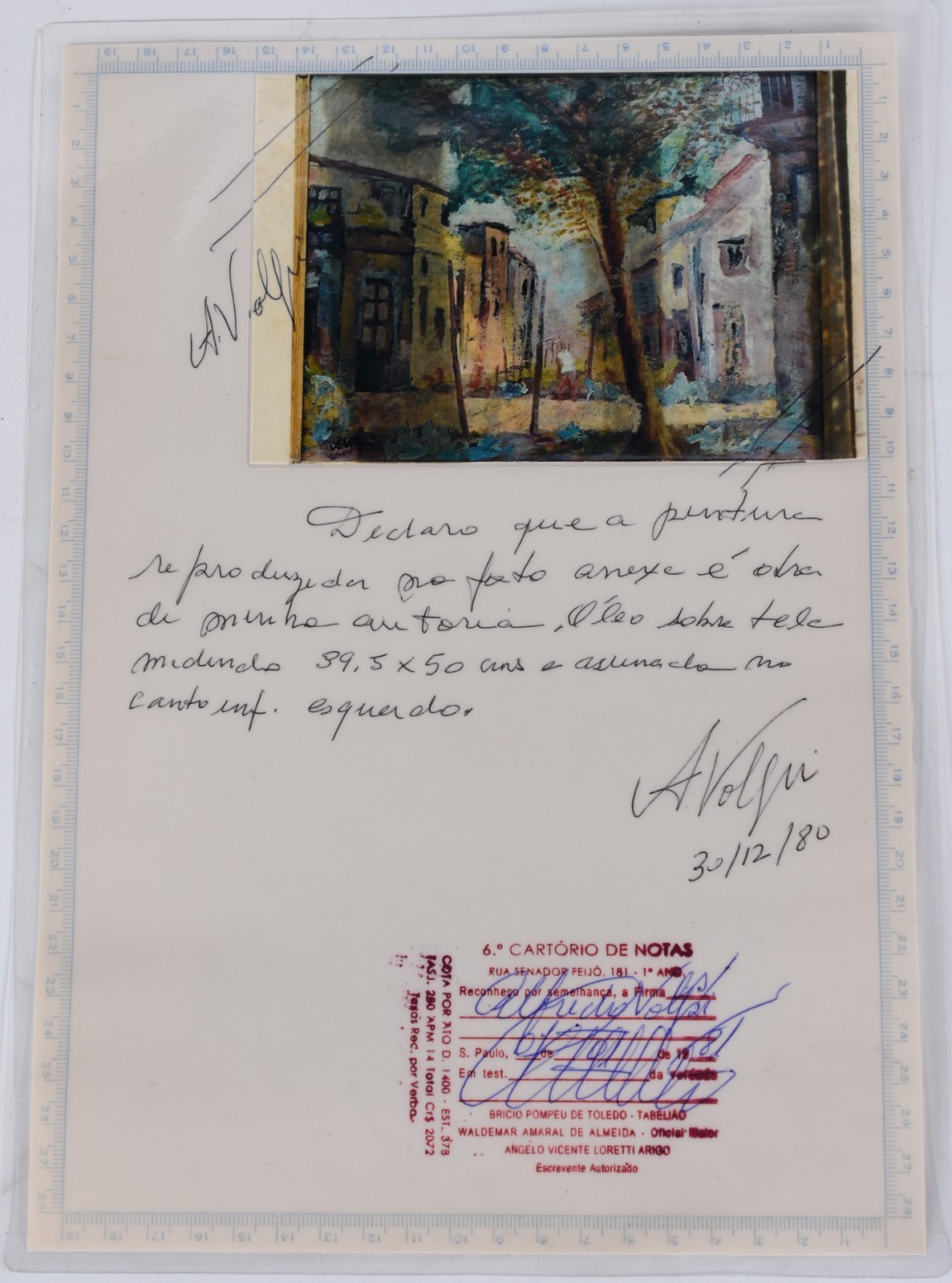 Alfredo Volpi (1896-1988), Casário - foto 5 de 5