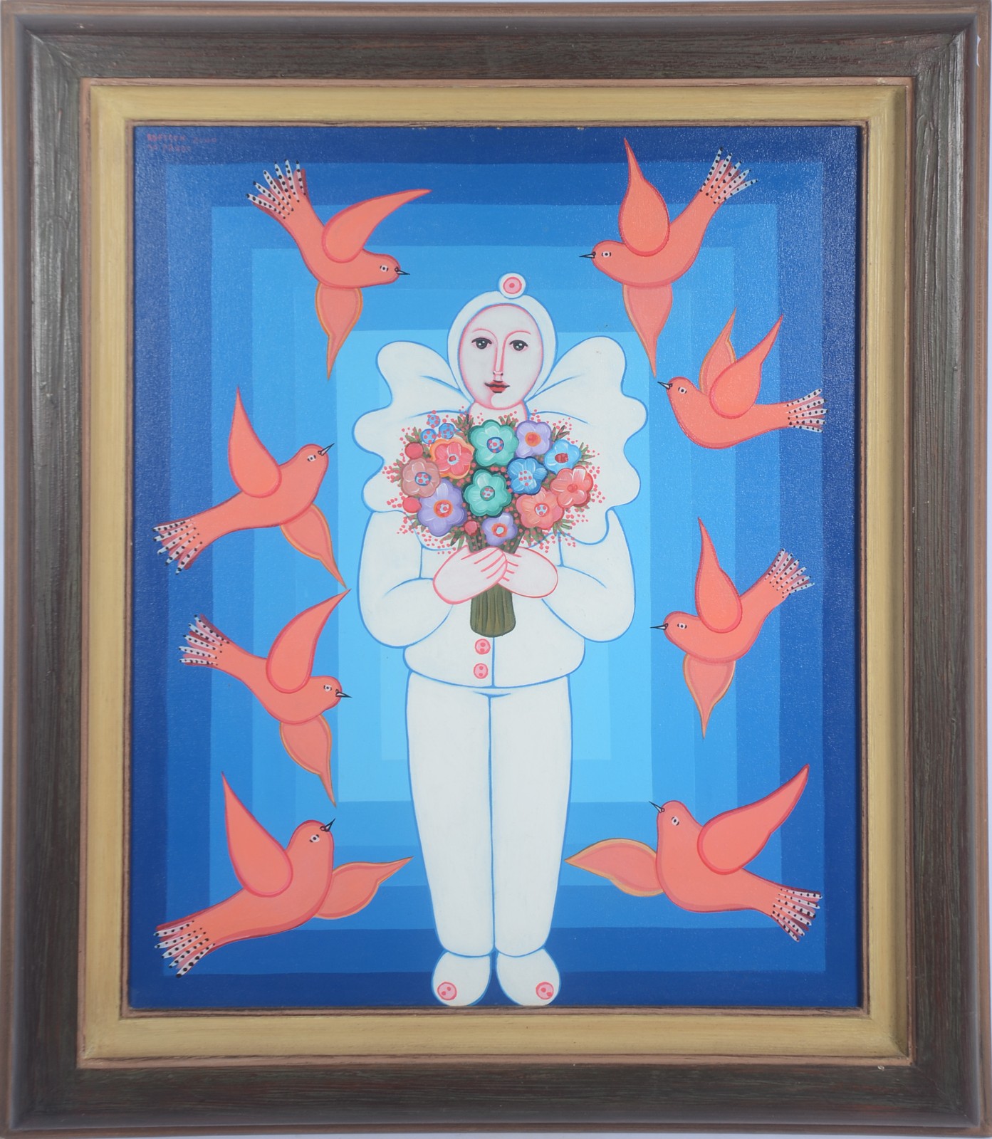 Adelson do Prado (1944-2013), Pierrot, Pássaros e Flores - foto 2 de 5