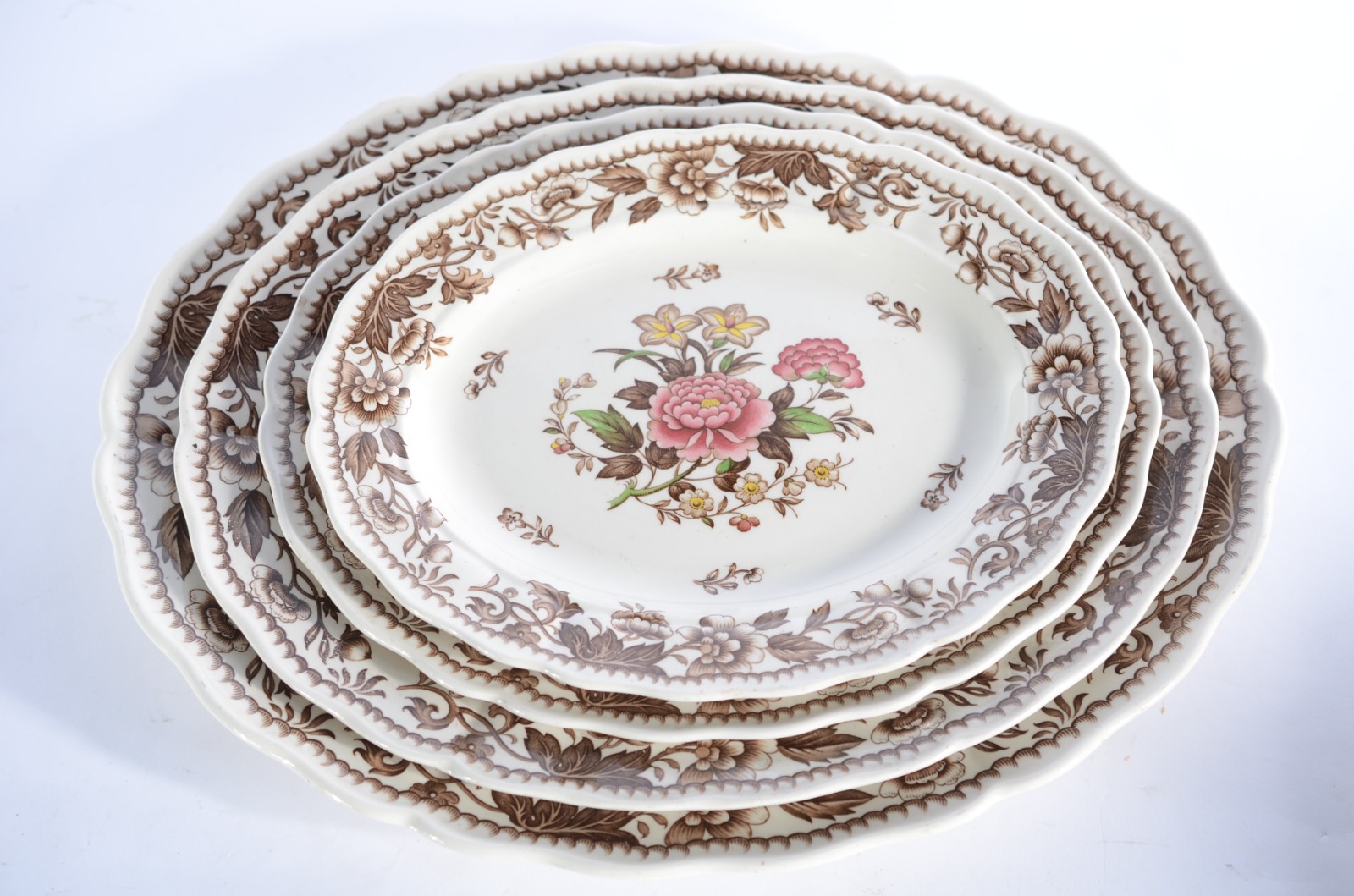 Aparelho de jantar de faiança inglesa Marlborough - "Royal Petal... - foto 2 de 10