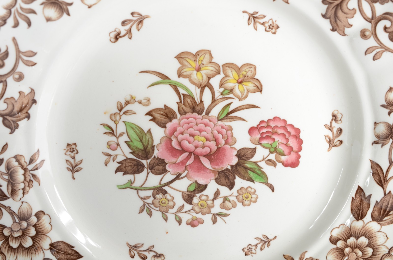 Aparelho de jantar de faiança inglesa Marlborough - "Royal Petal... - foto 3 de 10