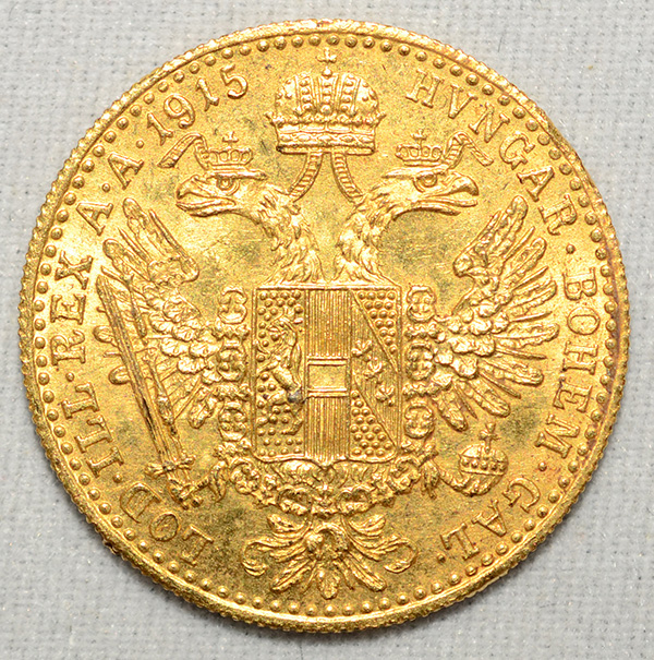 UM DUCADO - Moeda do Império Austro- Hungaro - Francisco I - Peso... - foto 2 de 2