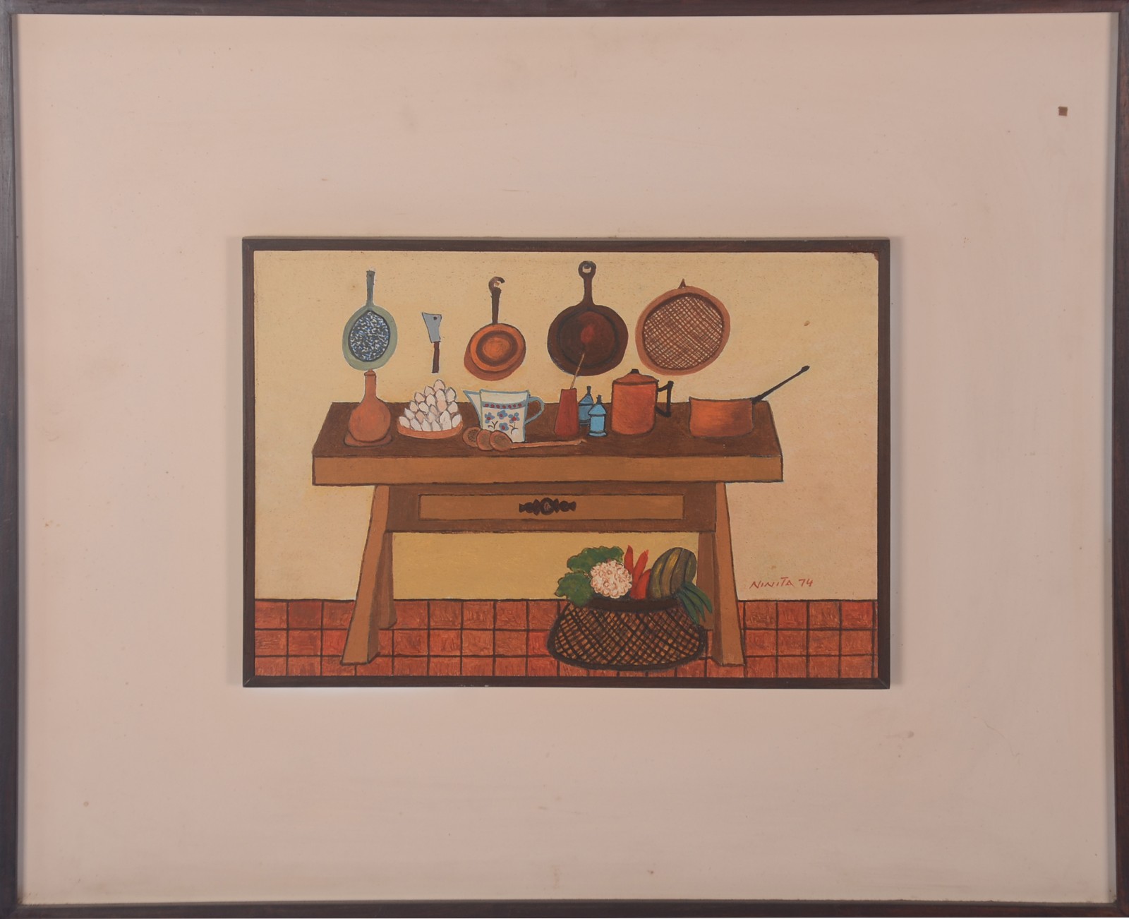 Ninita Moutinho (1914-1989), Mesa de Cozinha - foto 2 de 5