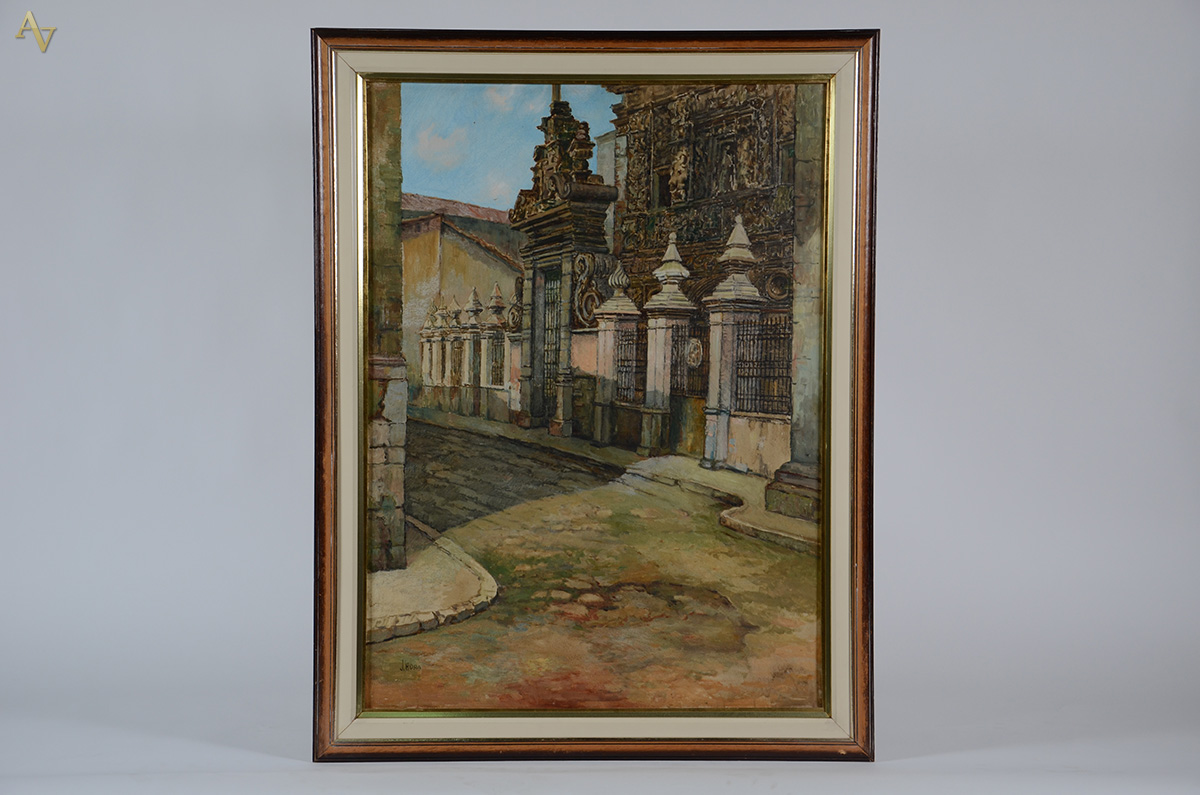 HORA, Jayme (Salvador, BA, 1911-1977)- Casario - ost - 102 x 76 - foto 1 de 3