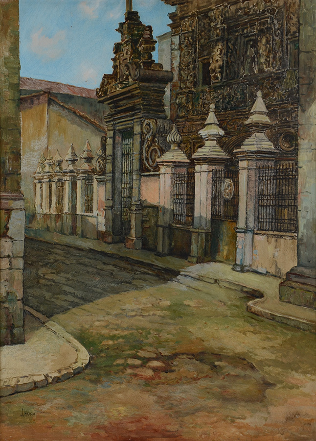 HORA, Jayme (Salvador, BA, 1911-1977)- Casario - ost - 102 x 76 - foto 2 de 3