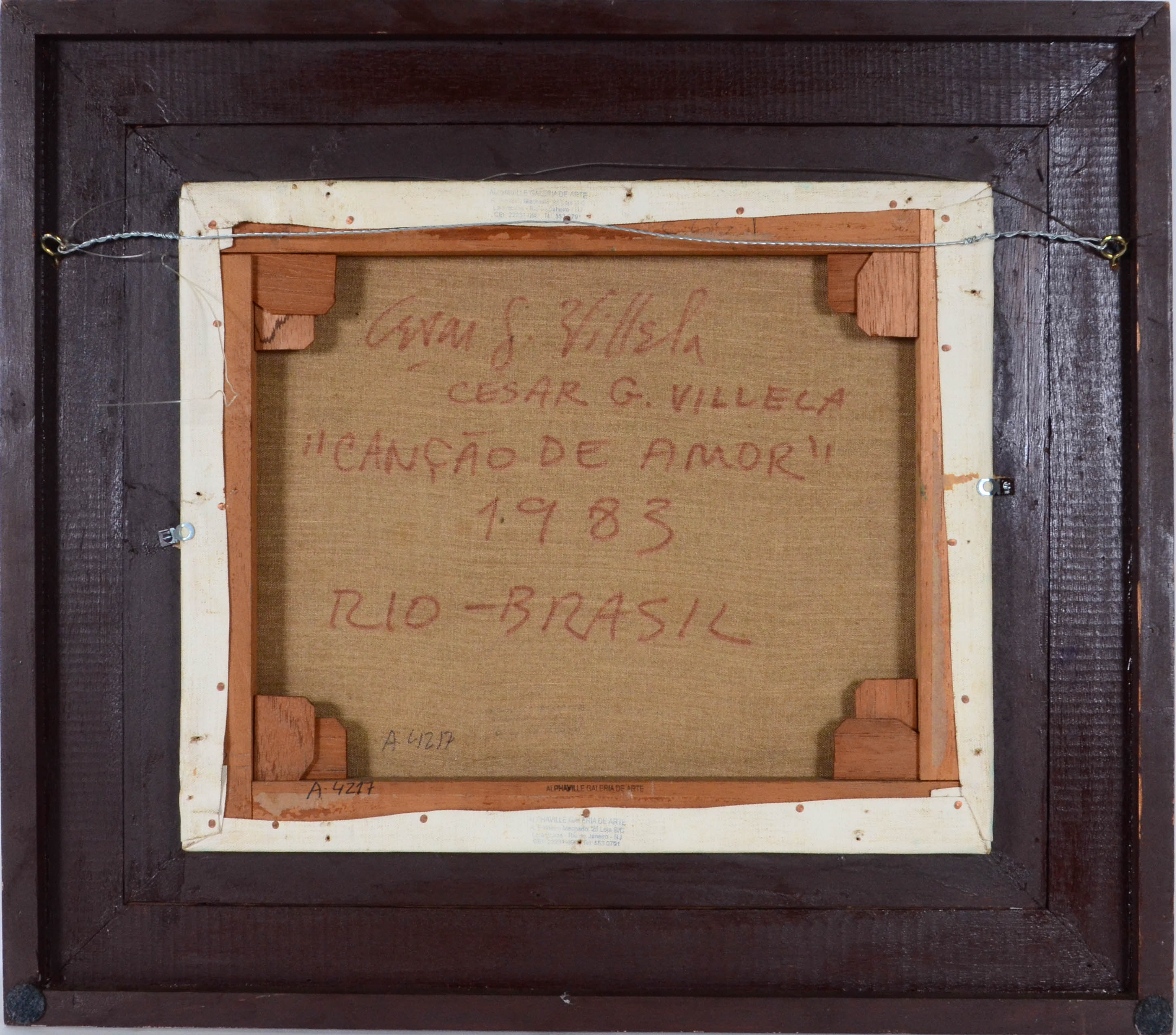 Cesar G. Villela (1930), CANÇÃO DE NINAR - foto 3 de 3