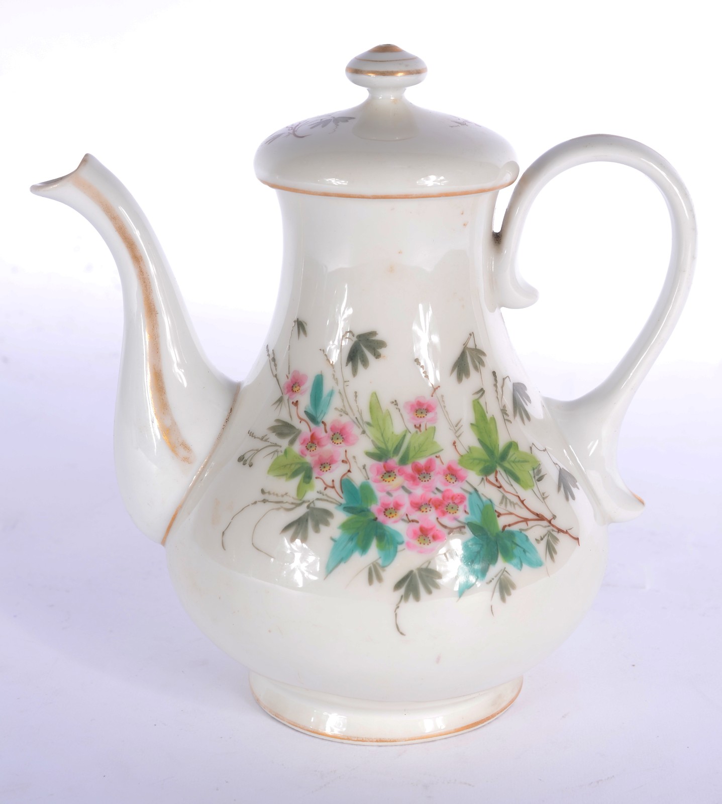 Quatro peças diversas, sendo: bowl com dragão, bule de porcelana com... - foto 10 de 11