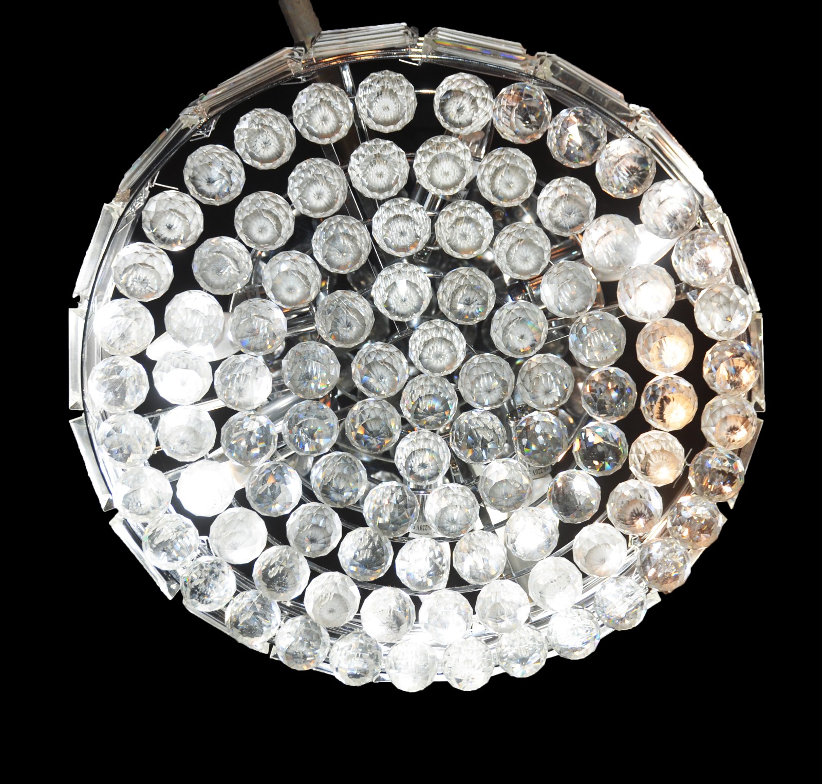 Lustre "Plafon" de cristal, comprado na loja Barra Light, RJ. - foto 2 de 4