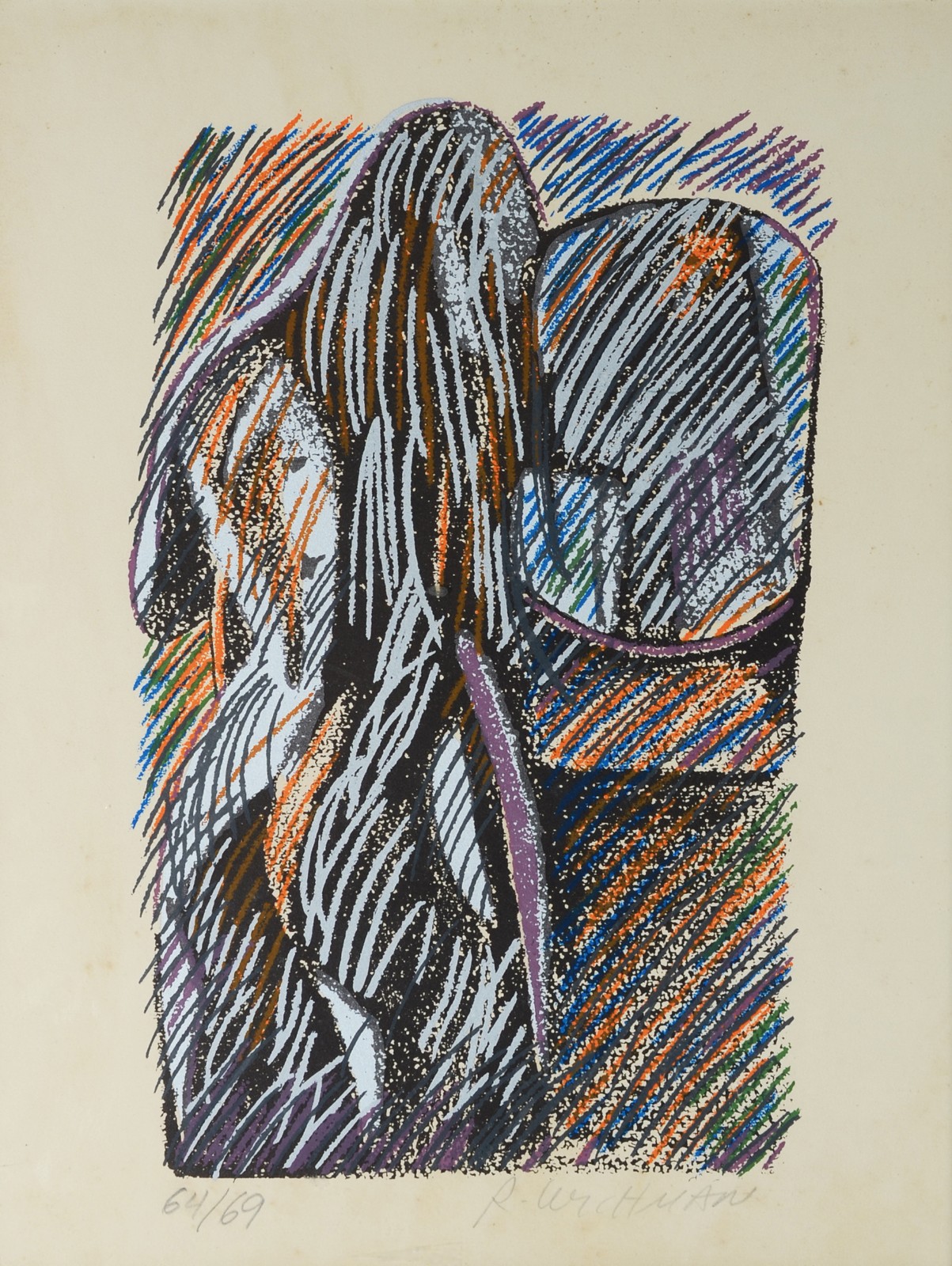  Rubens Gerchman (1942-2008), Mulher ao Espelho - foto 1 de 5